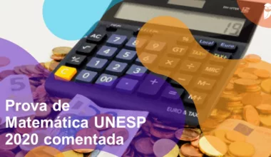 Prova de Matemática UNESP 2020 Comentada