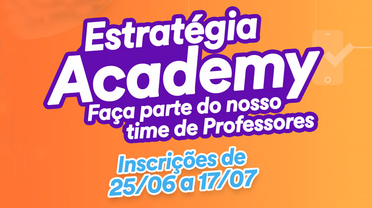 Estratégia Academy 2021: seja professor do Estratégia Vestibulares; inscrições estão abertas!