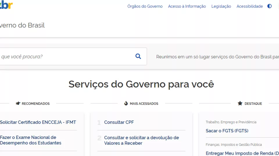 Como recuperar a senha do gov.br para acessar informações do Enem