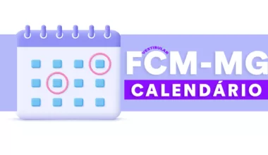 calendário fcm-mg vestibular
