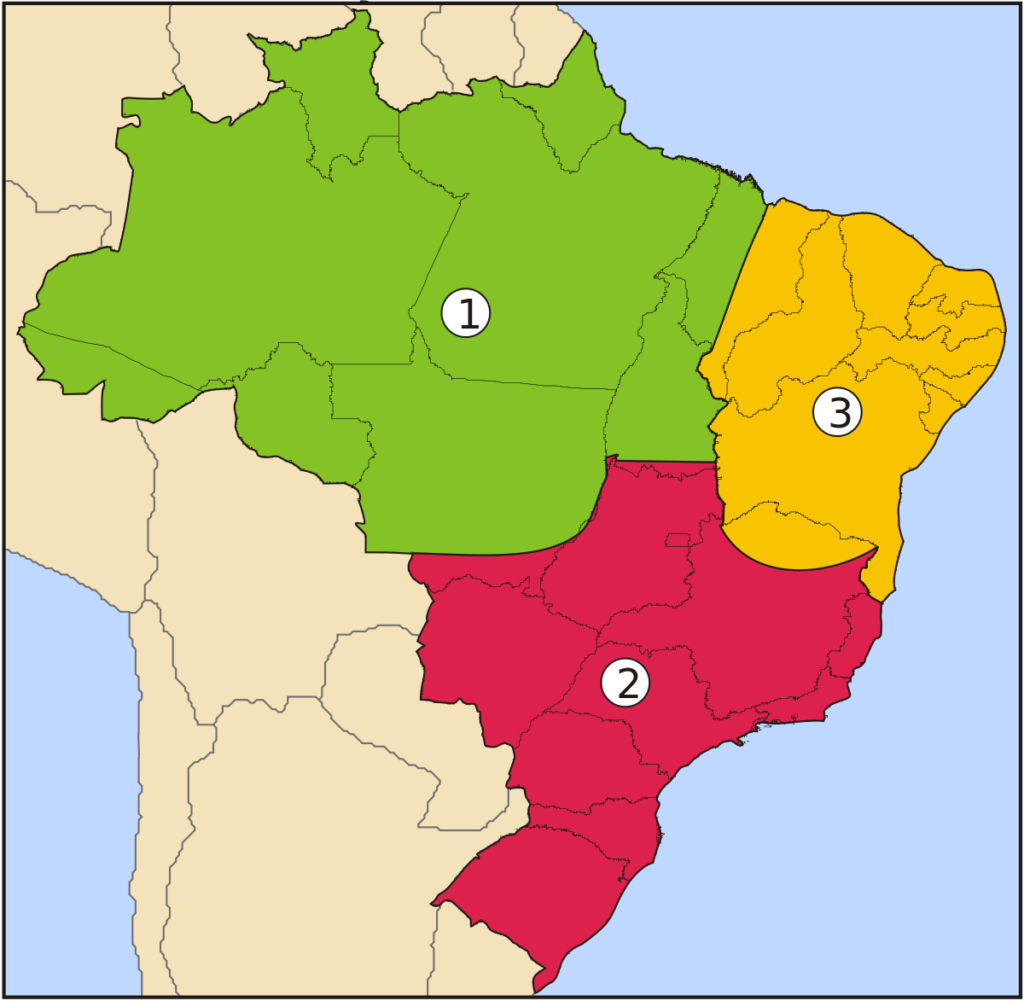 Regionalização geoeconômica do Brasil